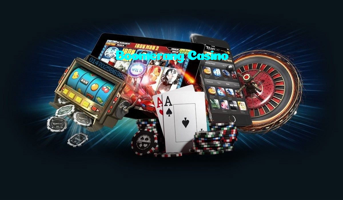 Boomerang Casino casino presented on mobile device in Pakistan with slots and live games